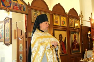 В Недели 7-й по Пасхе Игумен Нестор (Болков ) совершил Божественную Литургию святителя Иоанна Златоустого в Богоявленском мужском монастыре.